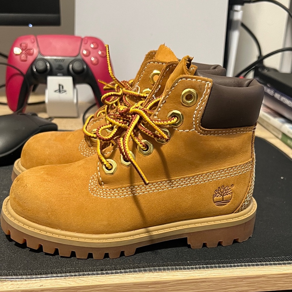 Timberland Kids Brown Leather Boots